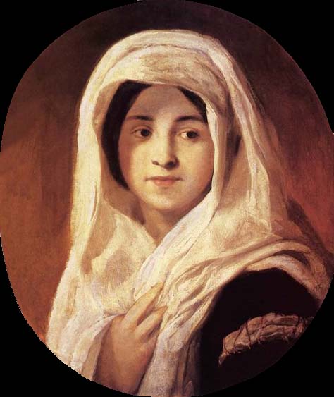 Portrait of a Woman with Veil